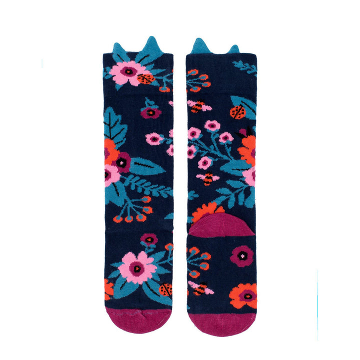 Kniesocken Secret Garden | navy