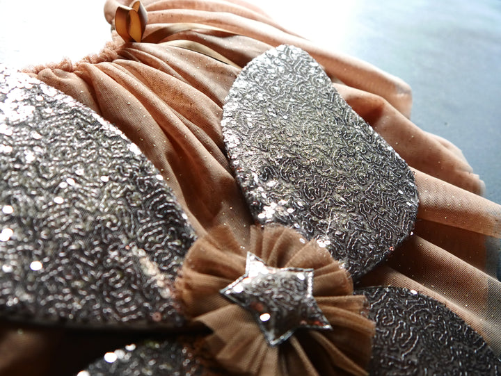Sequin Fairy Wings | Aurelia : nutmeg