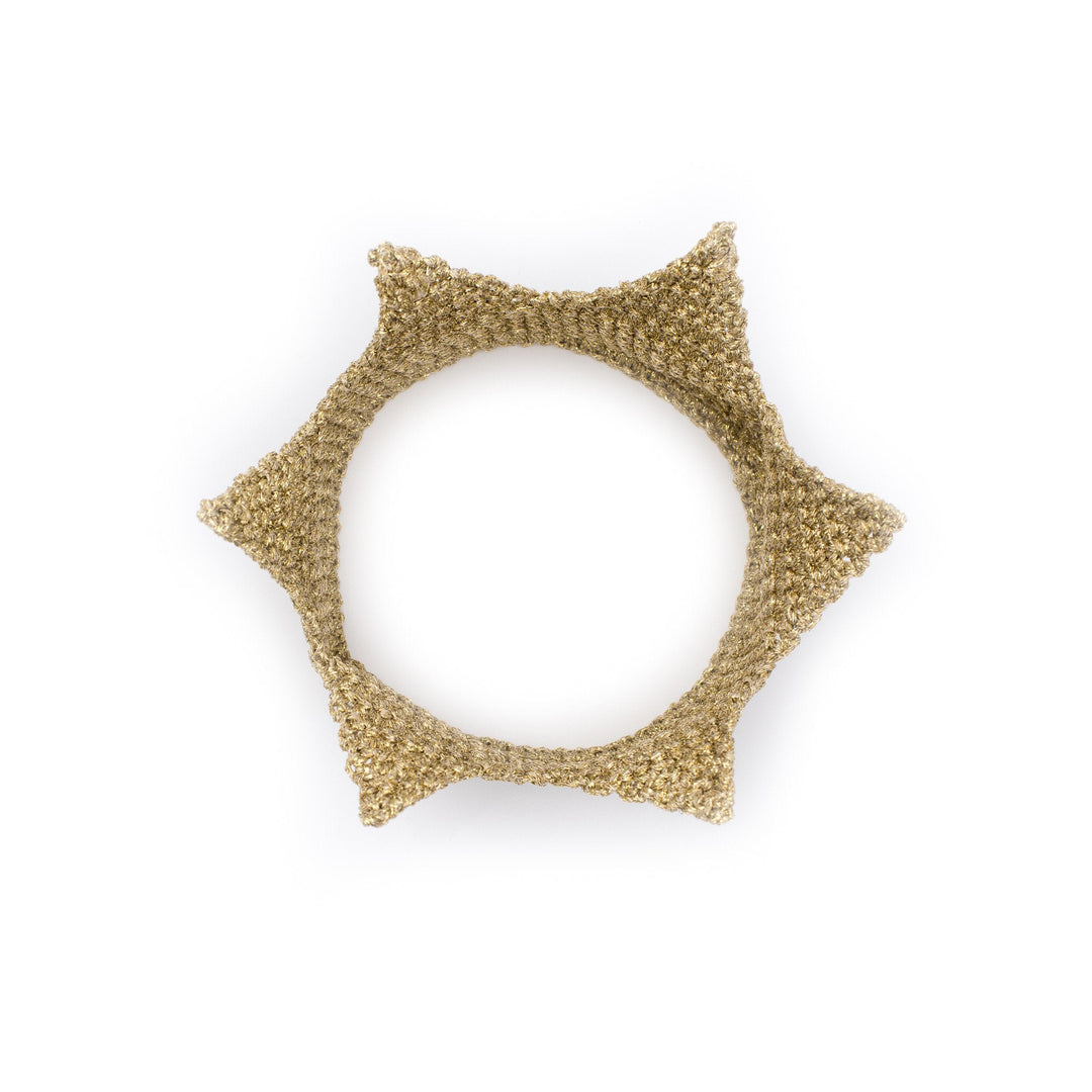 crochet crown | gold