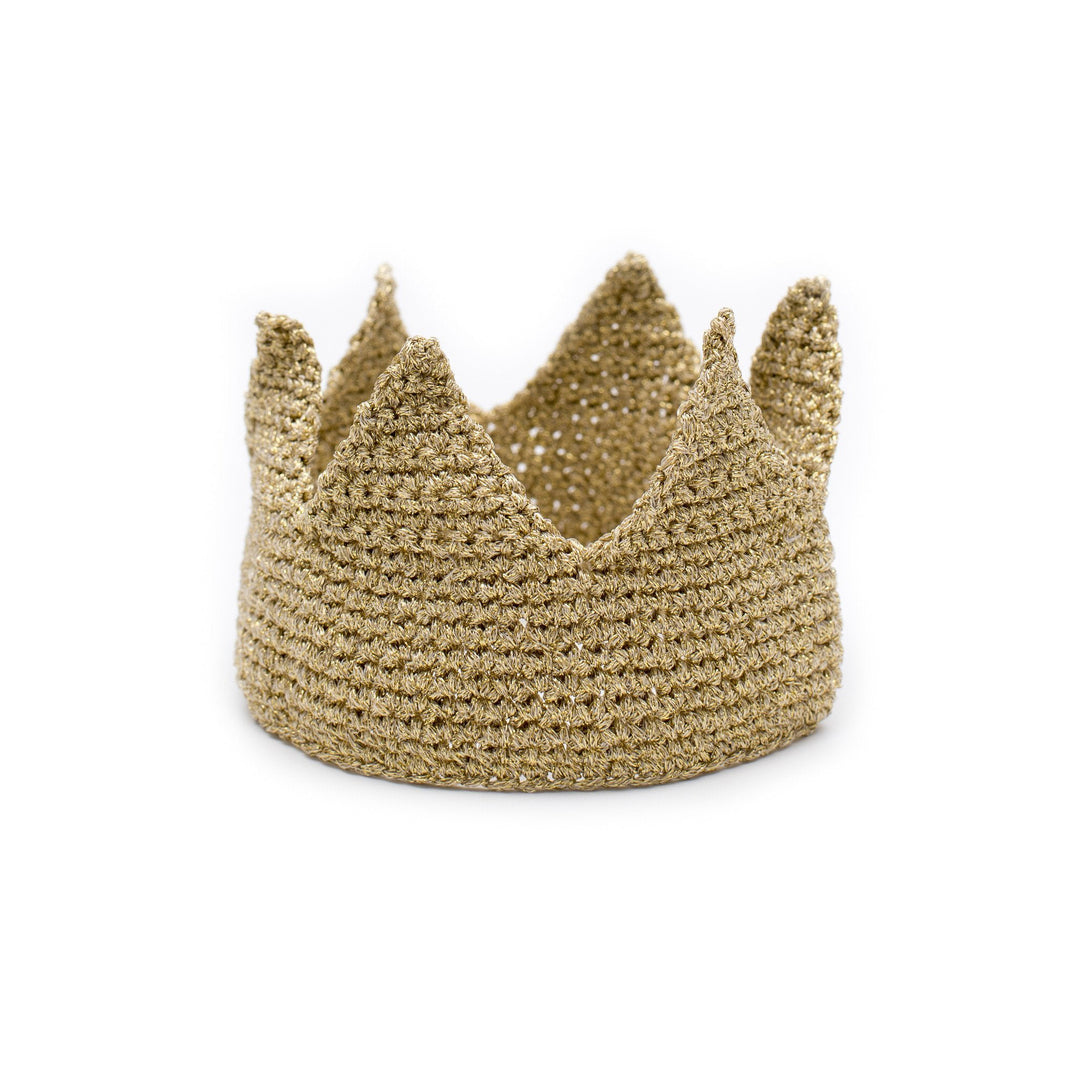 crochet crown | gold